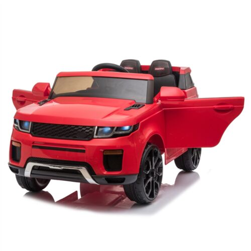 Load image into Gallery viewer, Red 12V Electric Ride On Car for Kids with Remote Control and LED Lights - 3 Speed Options
