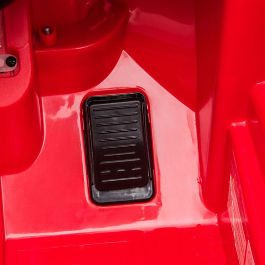 Red 12V Electric Ride On Car for Kids with Remote Control and LED Lights - 3 Speed Options