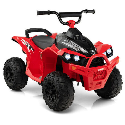 Load image into Gallery viewer, Red 12V Kids ATV with Adjustable Speed and Comfortable Seat
