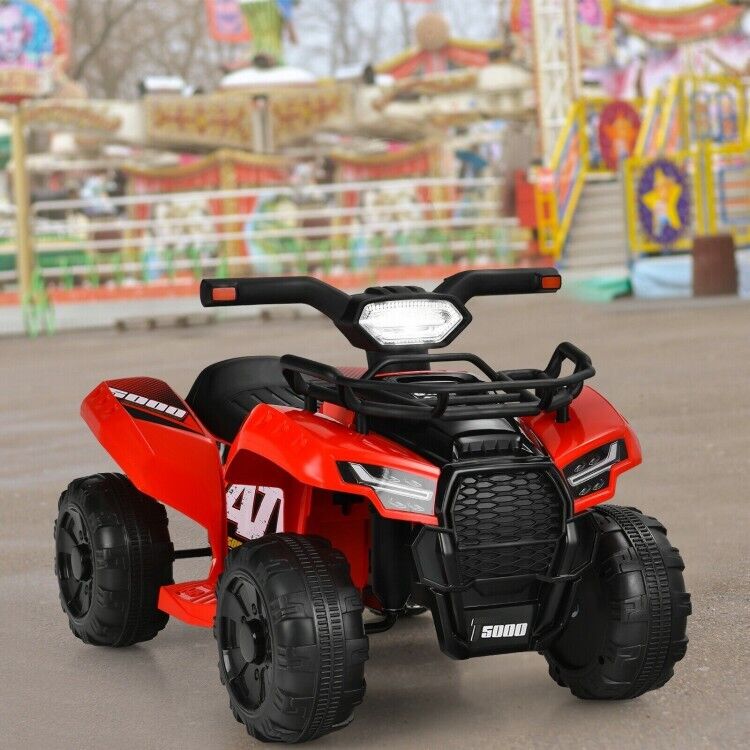 Load image into Gallery viewer, Red 12V Kids Electric ATV Quad Ride On Car with MP3 Player and LED Lights
