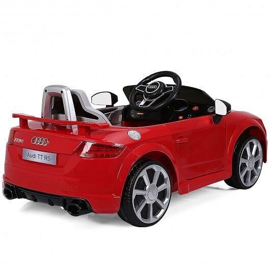 Load image into Gallery viewer, Red 12V Kids Electric Ride-On Car with Remote Control and Music Player
