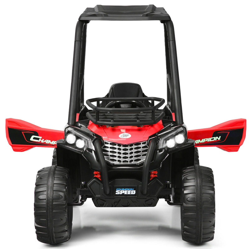 Load image into Gallery viewer, Red 12V UTV Truck Ride-On Car for Kids with Remote Control and Music MP3
