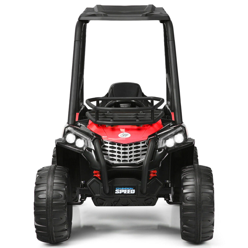 Load image into Gallery viewer, Red 12V UTV Truck Ride-On Car for Kids with Remote Control and Music MP3

