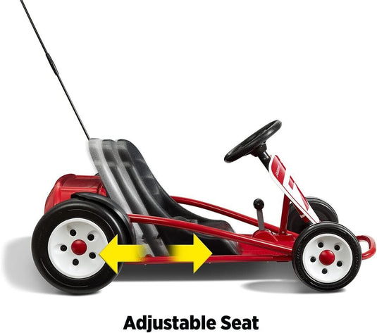 Red 24 Volt Outdoor Go-Kart for Kids Ages 3-8: The Perfect Ride-On Toy!