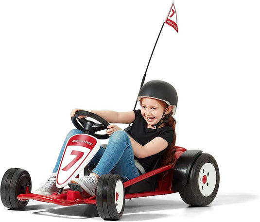 Red 24 Volt Outdoor Go-Kart for Kids Ages 3-8: The Perfect Ride-On Toy!