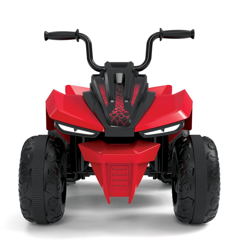 Load image into Gallery viewer, Red 6V Battery-Powered Kids ATV Racer for All-Terrain Adventures
