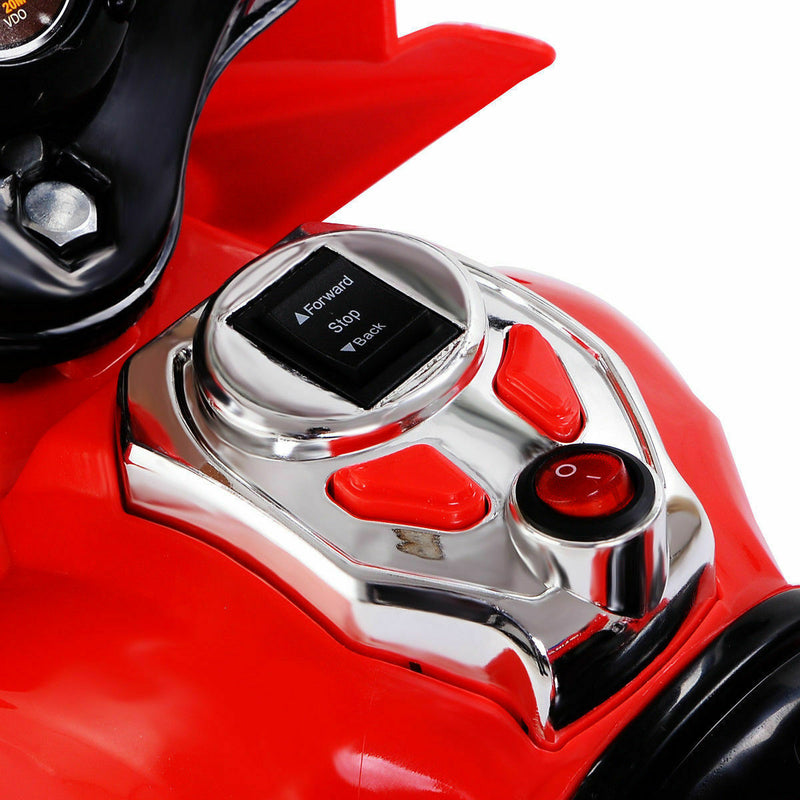 Load image into Gallery viewer, Red 6V Electric Ride-On Motorcycle for Kids - Babyjoy 3 Wheel Battery-Powered Toy
