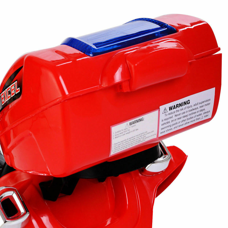 Load image into Gallery viewer, Red 6V Electric Ride-On Motorcycle for Kids - Babyjoy 3 Wheel Battery-Powered Toy
