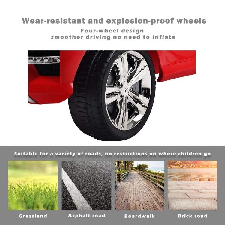 Load image into Gallery viewer, Red 6V Mercedes Electric Ride On Car for Kids 37-72 Months with MP3 and Remote Control
