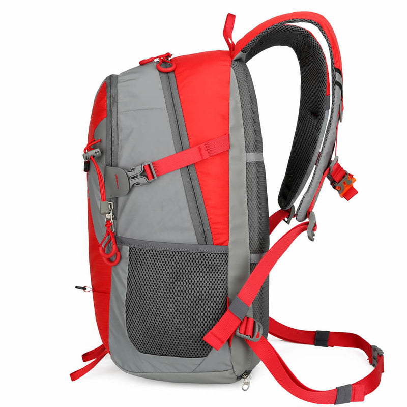 Load image into Gallery viewer, High Visibility Red Reflective Commuter Bike Backpack | Riderbag Reflektor35
