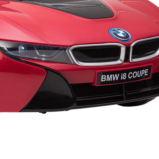Red BMW 12V Ride-On Toy Car with Parental Remote Control for Kids Ages 3-6 (Up to 66 lbs)