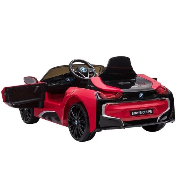 Load image into Gallery viewer, Red BMW 12V Ride-On Toy Car with Parental Remote Control for Kids Ages 3-6 (Up to 66 lbs)
