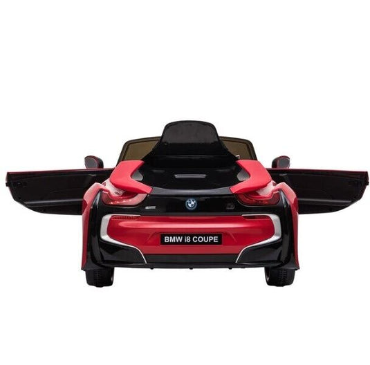 Red BMW 12V Ride-On Toy Car with Parental Remote Control for Kids Ages 3-6 (Up to 66 lbs)