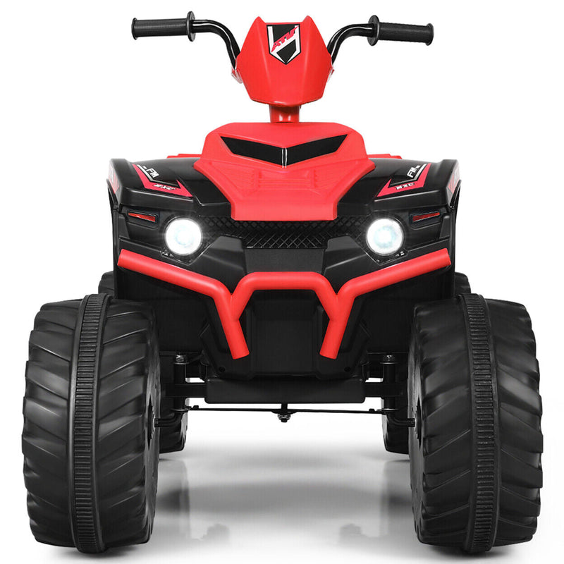 Load image into Gallery viewer, Red Electric Kids Ride On ATV with Music and LED Lights - 12V 4-Wheeler Quad
