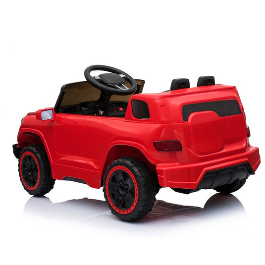Red Electric Stroller with Single 35W Motor and 6V7AH Battery for Normal Music Experience