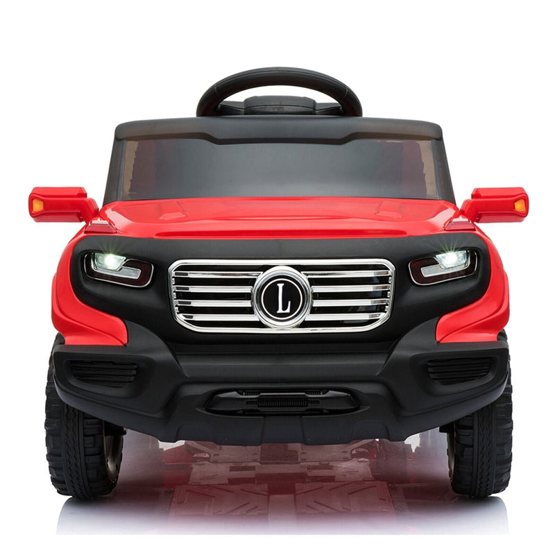 Load image into Gallery viewer, Red Electric Stroller with Single 35W Motor and 6V7AH Battery for Normal Music Experience

