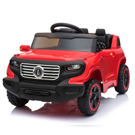 Red Electric Stroller with Single 35W Motor and 6V7AH Battery for Normal Music Experience