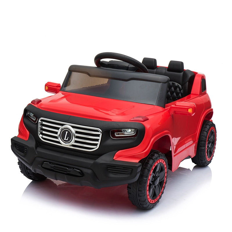 Load image into Gallery viewer, Red Electric Stroller with Single 35W Motor and 6V7AH Battery for Normal Music Experience
