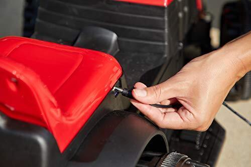 Load image into Gallery viewer, Red Mini Mower Bubble Tractor - 12V Ride On for Kids by Huffy
