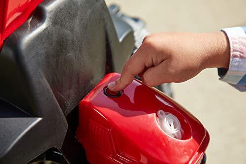 Load image into Gallery viewer, Red Mini Mower Bubble Tractor - 12V Ride On for Kids by Huffy
