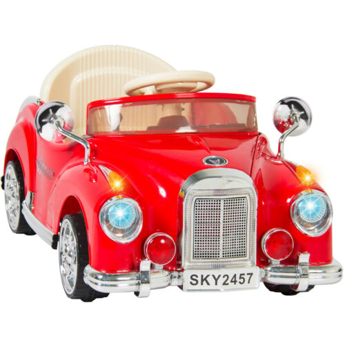 Load image into Gallery viewer, Red RC Classic Car for Kids with Remote Control and Battery Power
