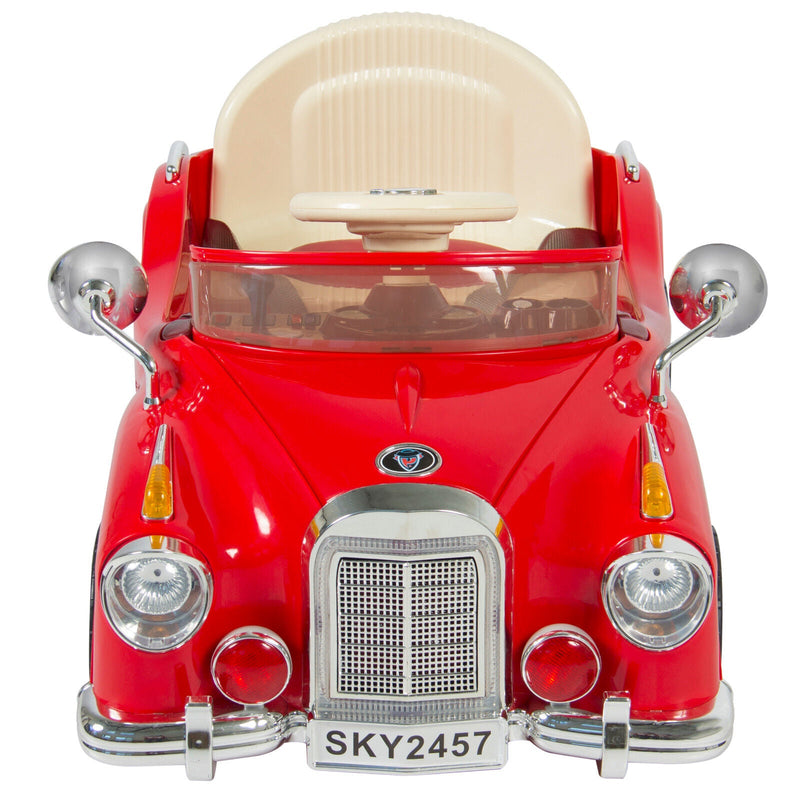 Load image into Gallery viewer, Red RC Classic Car for Kids with Remote Control and Battery Power
