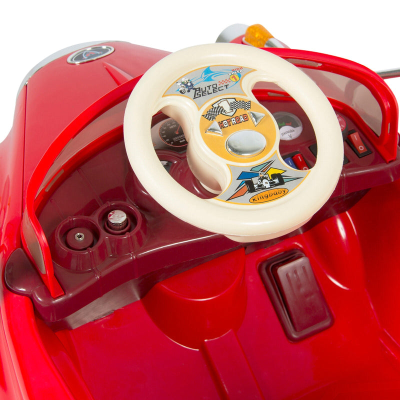 Load image into Gallery viewer, Red RC Classic Car for Kids with Remote Control and Battery Power
