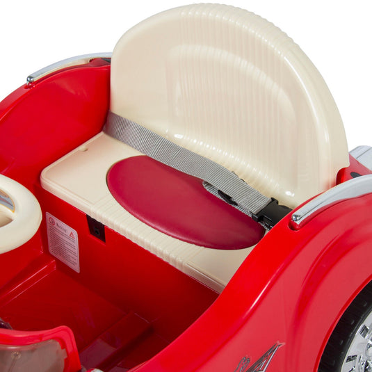 Red RC Classic Car for Kids with Remote Control and Battery Power