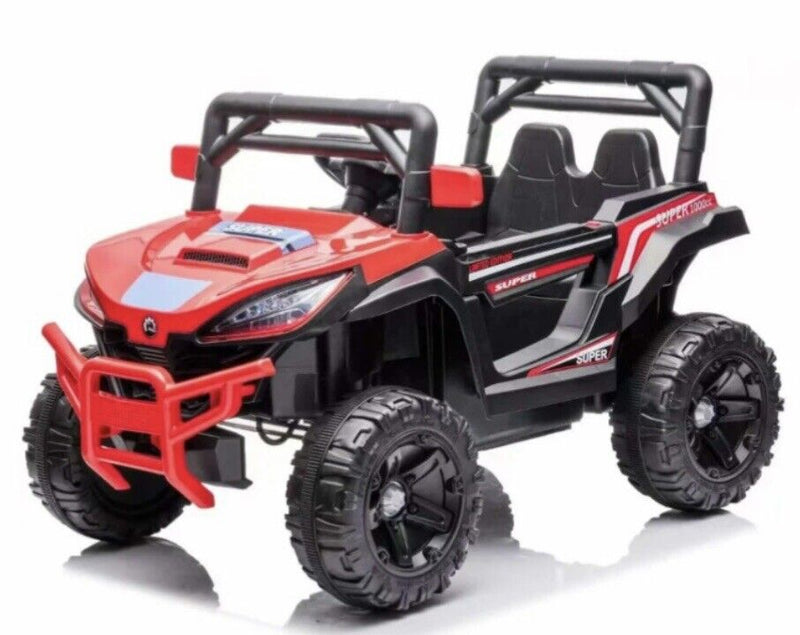 Load image into Gallery viewer, Red UTV Ride On Car for Kids with Remote Control and Sound Effects
