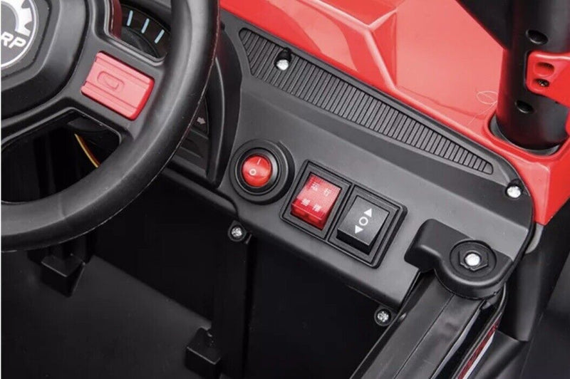 Load image into Gallery viewer, Electric White UTV Ride On Car for Kids with Remote Control and Sound Effects
