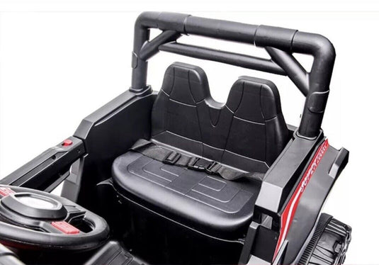 Blue UTV Ride On Car for Kids with Remote Control and Sound Effects