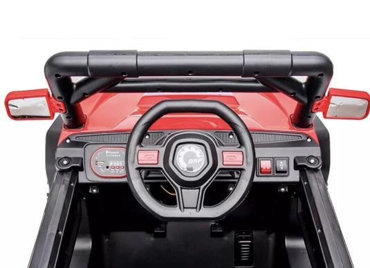 PINK UTV Ride On Car for Kids with Remote Control and Sound System