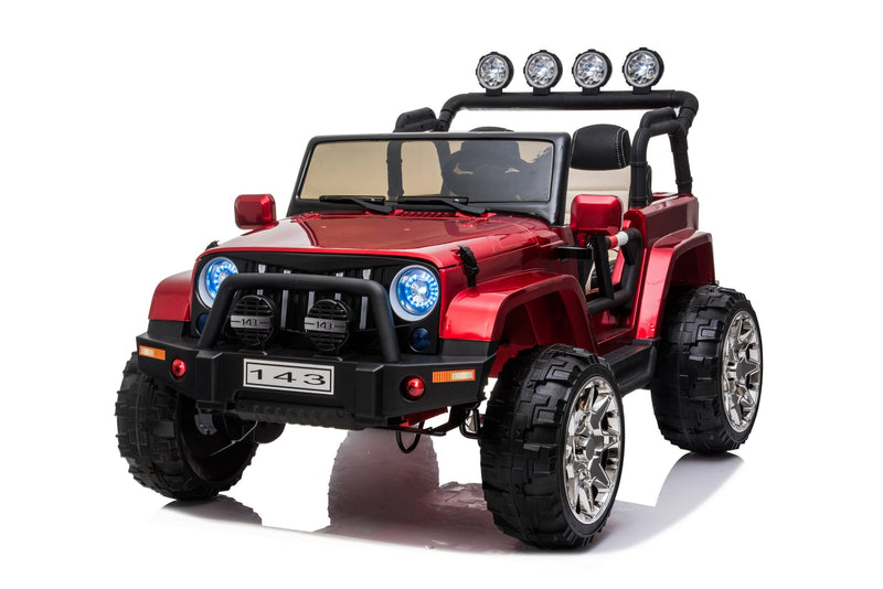 Load image into Gallery viewer, Ride On Car Kids Jeep Style 4x4 W/Rubber Tires 24 Volt
