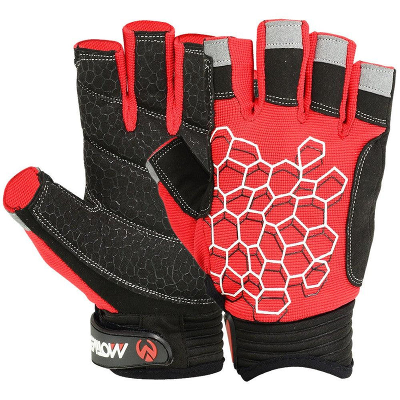 Load image into Gallery viewer, Sailing Gloves With Sticky Palm 3-4 Cut Fingers Kayaking &amp; More Unisex

