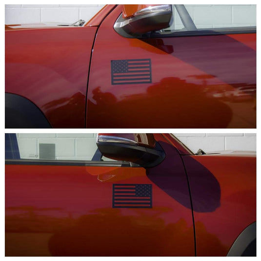 American Flag Vehicle Magnets - Black (Best-Seller)