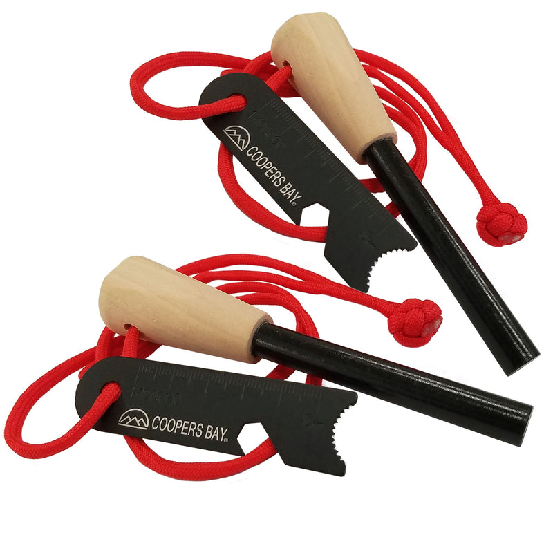 Load image into Gallery viewer, FireStorm™ X-Large 1/2" Ferro Rod Fire Starter - Loop Lanyard
