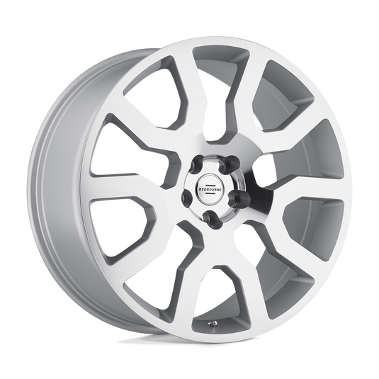 Red Bourne Hercules Silver W/ Mirror Cut Face