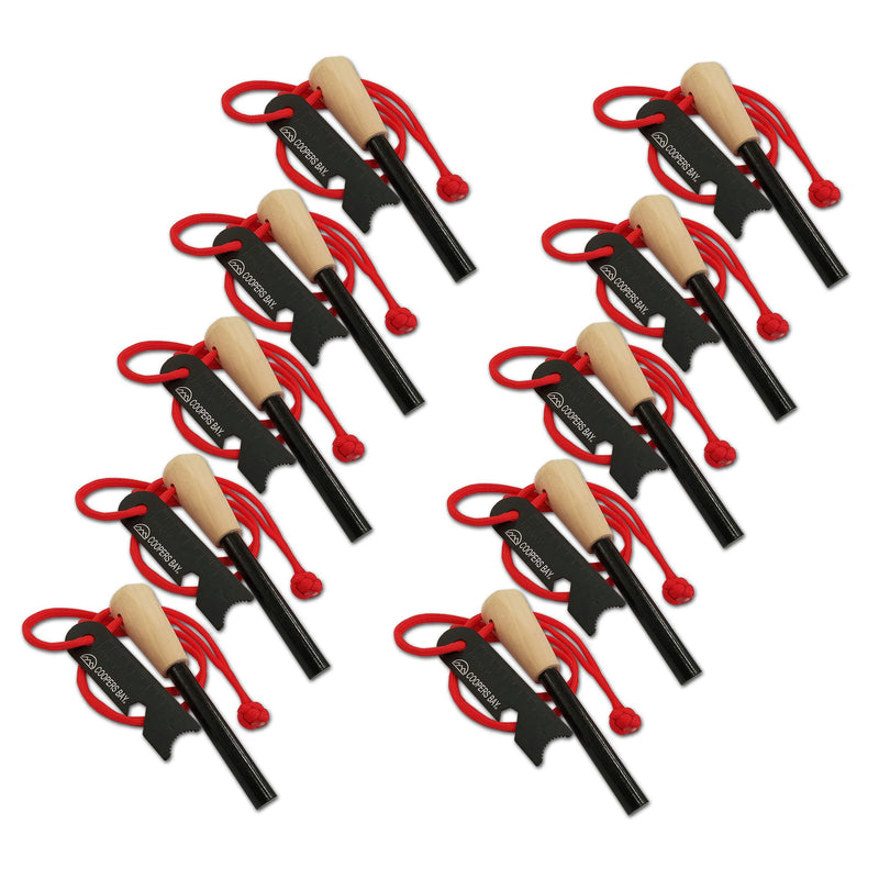 Load image into Gallery viewer, FireStorm™ X-Large 1/2" Ferro Rod Fire Starter - Loop Lanyard
