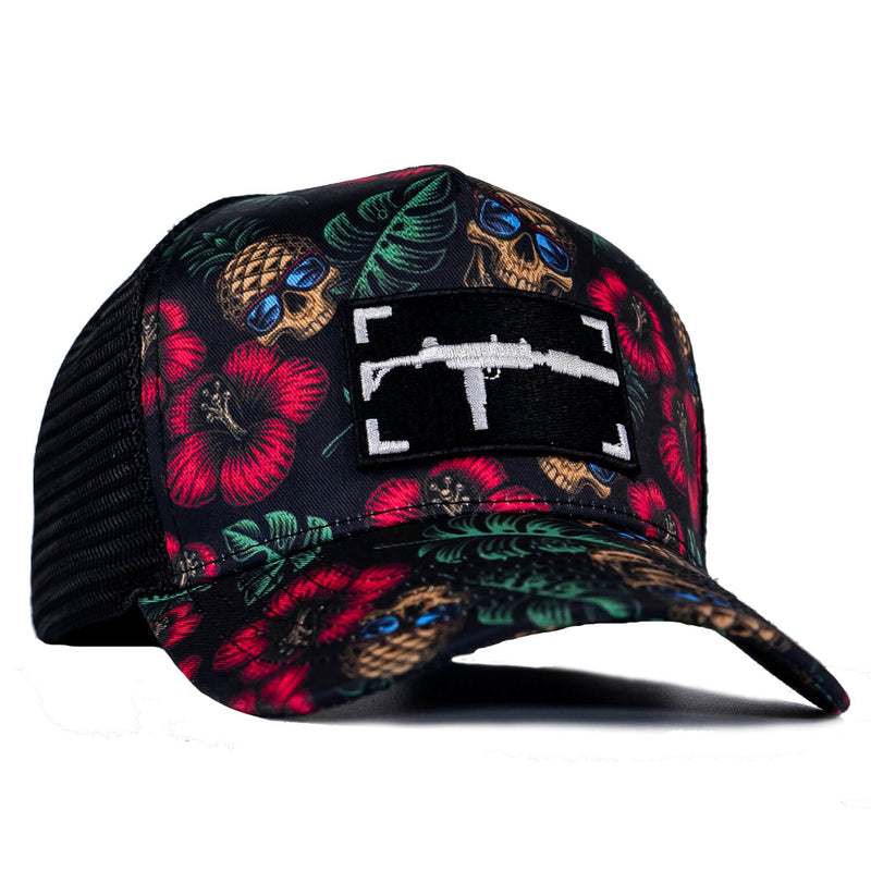 Load image into Gallery viewer, Uzi Patch Black Pineapple Express Flatbill Snapback Hat
