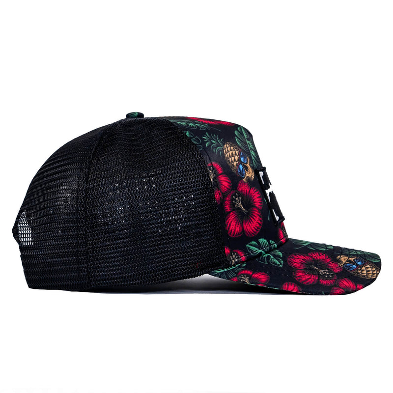 Load image into Gallery viewer, Uzi Patch Black Pineapple Express Flatbill Snapback Hat
