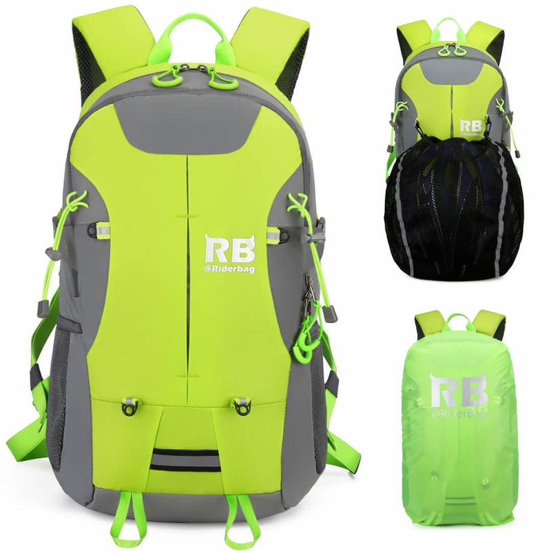 Load image into Gallery viewer, Hi Vis Reflective Commuter Bike Backpack | Riderbag Reflektor35
