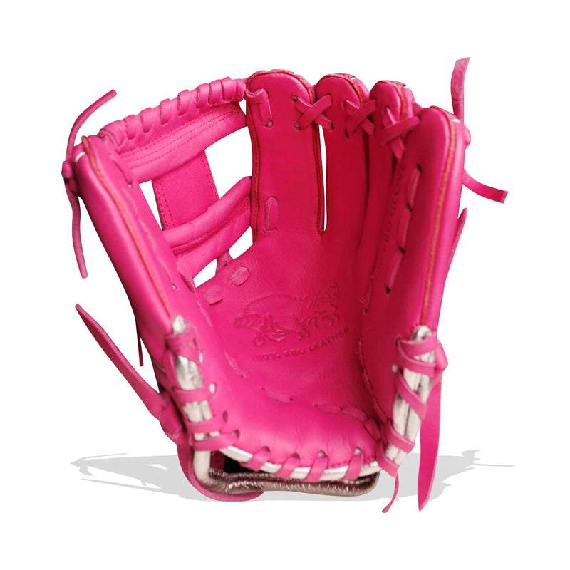 Load image into Gallery viewer, Relic MXT Series - Hot Pink &amp; Silver Baseball Glove
