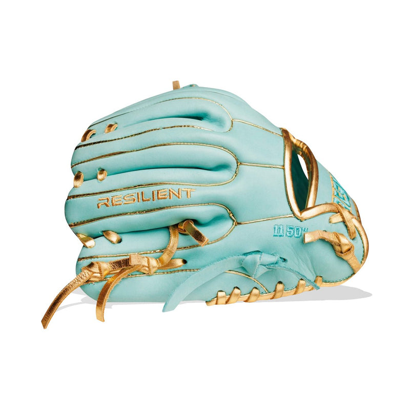 Load image into Gallery viewer, Relic MXT Series - Mint &amp; Gold Baseball Glove
