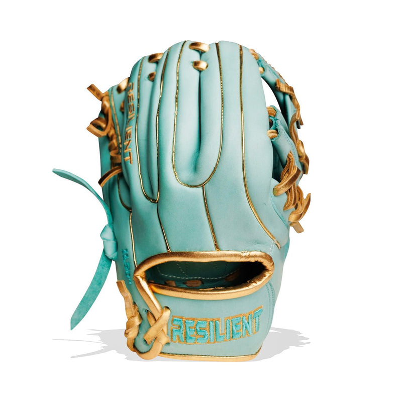 Load image into Gallery viewer, Relic MXT Series - Mint &amp; Gold Baseball Glove
