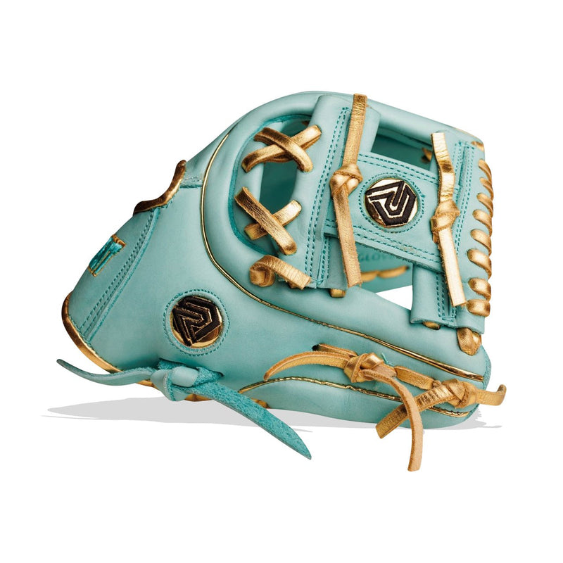 Load image into Gallery viewer, Relic MXT Series - Mint &amp; Gold Baseball Glove

