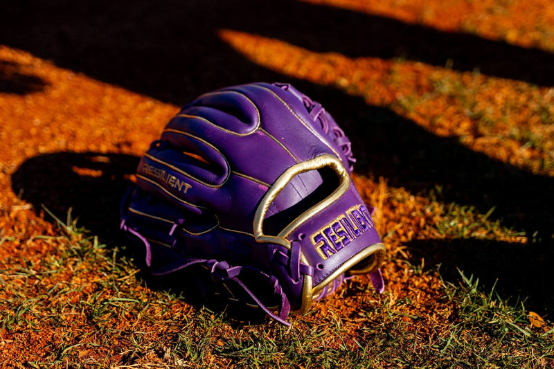 Load image into Gallery viewer, Relic MXT Series - Purple &amp; Gold Ball Glove
