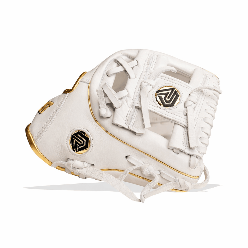Load image into Gallery viewer, Relic MXT Series - White &amp; Gold Baseball Glove
