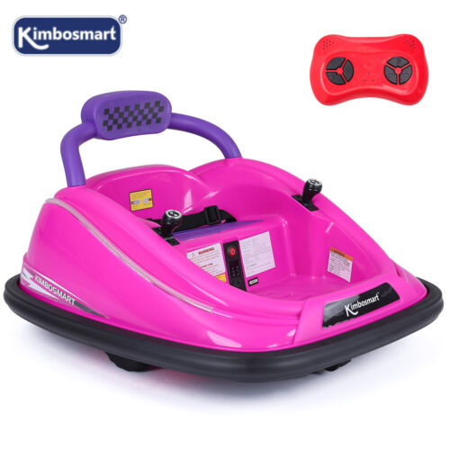 Remote Control Bumper Car for Kids with LED Lights and 360° Spin