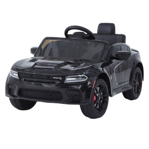 Remote Control Dodge Charger Kids Ride On Car with 12V Battery Power