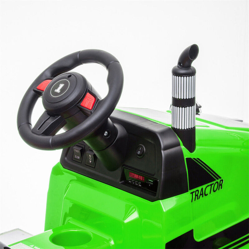 Load image into Gallery viewer, Remote Control Electric Excavator Toy Tractor for Kids - 12V with 2.4GHz RC
